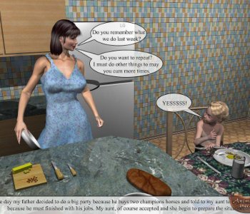 Lucky Guy Parties With Sexy Aunt Porn Comics