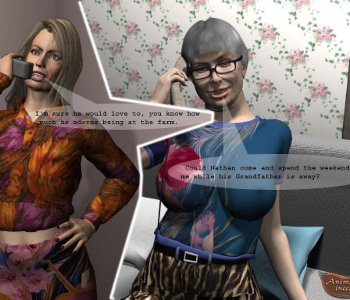 The bathroom with grandma Porn Comics