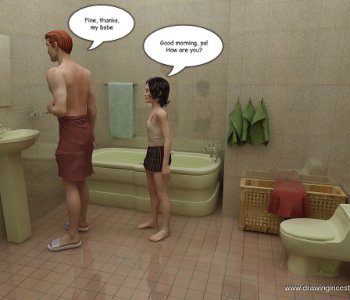 Good morning fuck in a bathroom Porn Comics
