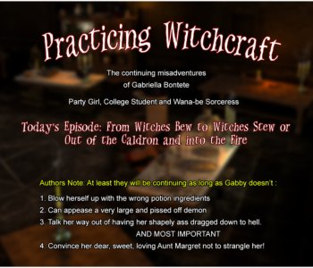 Practicing Witchcraft Porn Comics