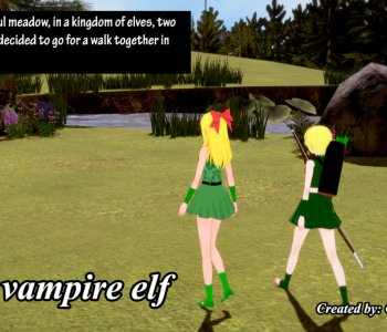 The vampire elf Porn Comics